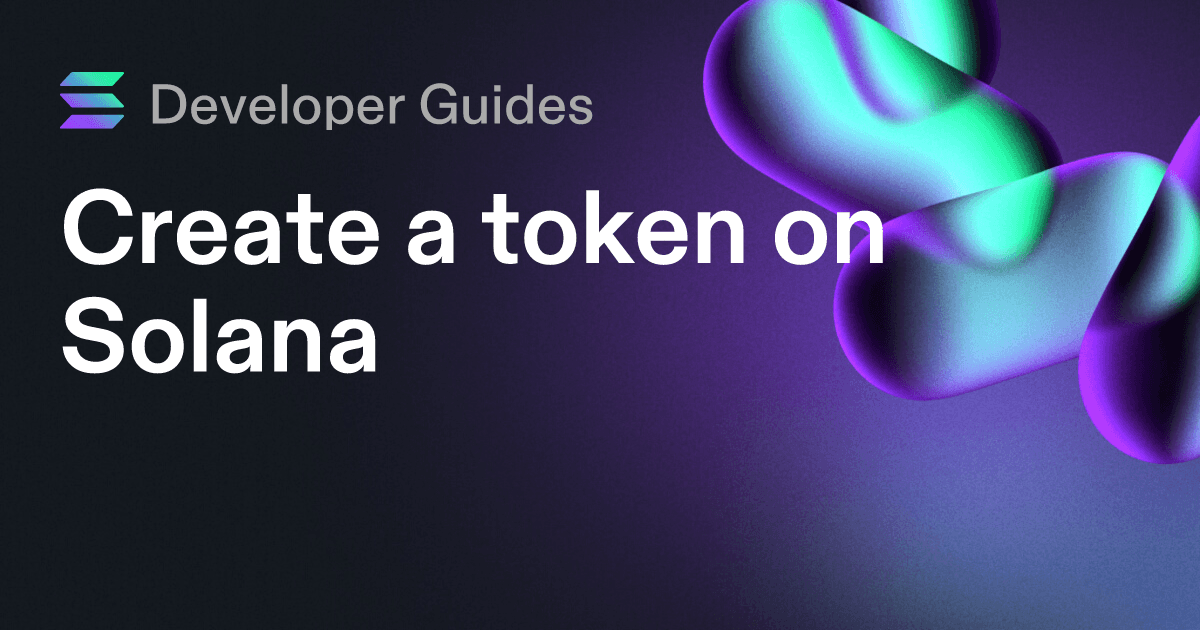 How to create a token on Solana